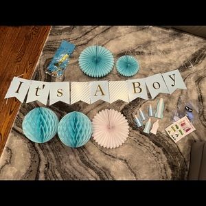 "It's a Boy" party decor set